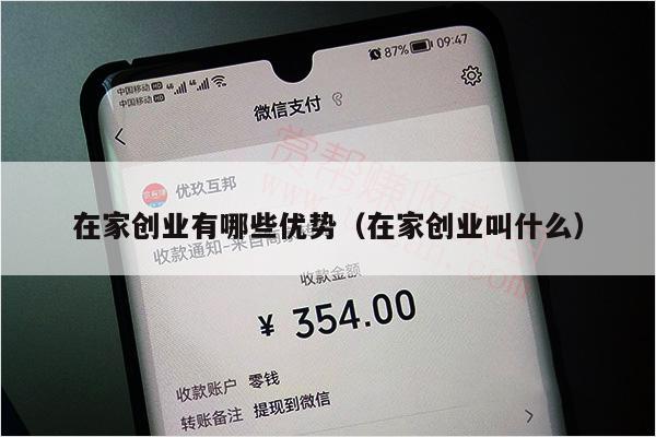 在家创业有哪些优势（在家创业叫什么）
