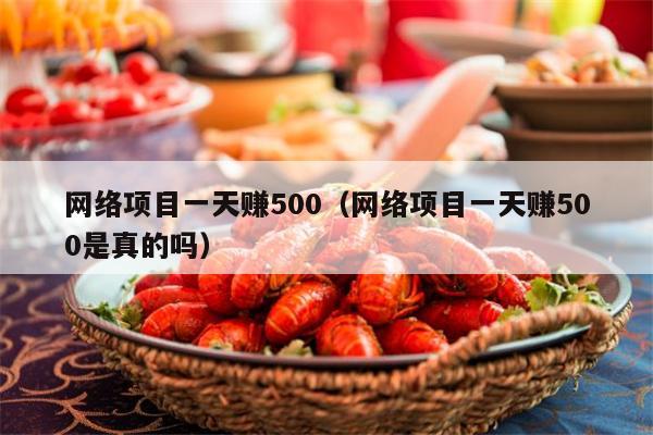 网络项目一天赚500（网络项目一天赚500是真的吗）