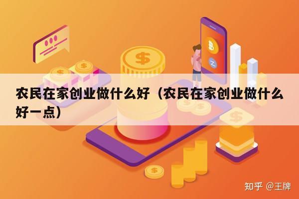 农民在家创业做什么好（农民在家创业做什么好一点）