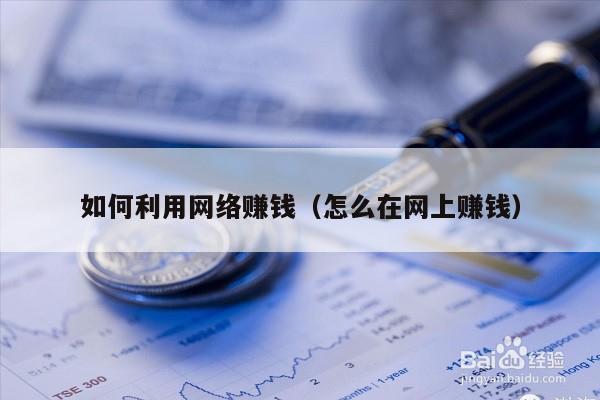 如何利用网络赚钱(怎么在网上赚钱)