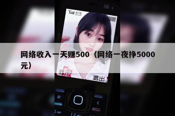 网络收入一天赚500（网络一夜挣5000元）